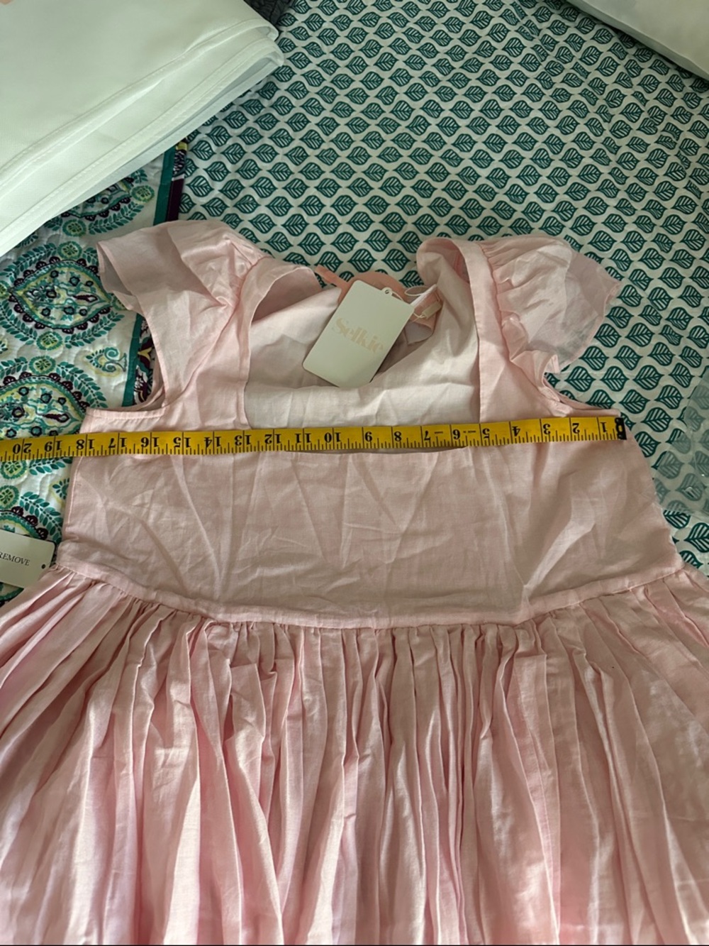 NWT BABY SOFT ON A CLOUD BUSTLE COTTON DRESS SMALL - Picture 2 of 3